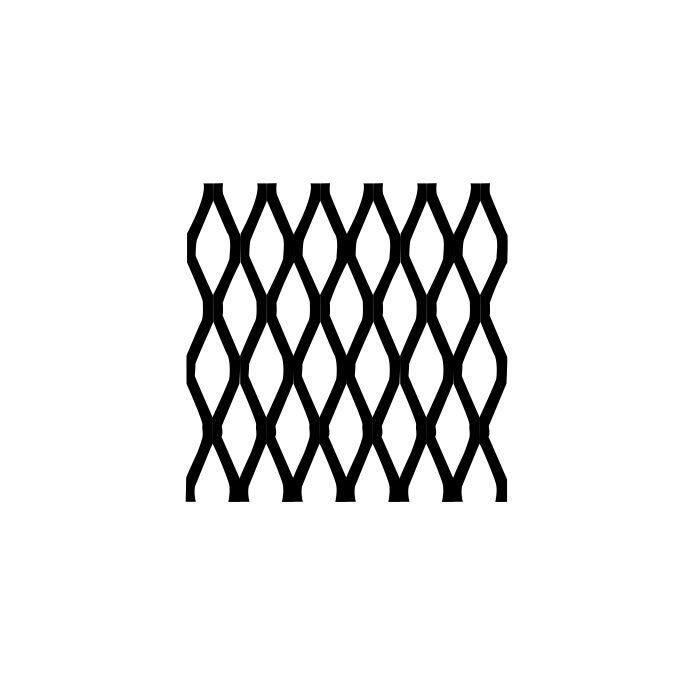 Hot Rolled Flattened Expanded Metal - .50 #13