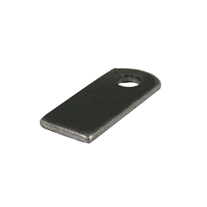 1”X1-½” SMALL WELDING TAB, THICKNESS:1/8", HOLE SIZE: 3/8"