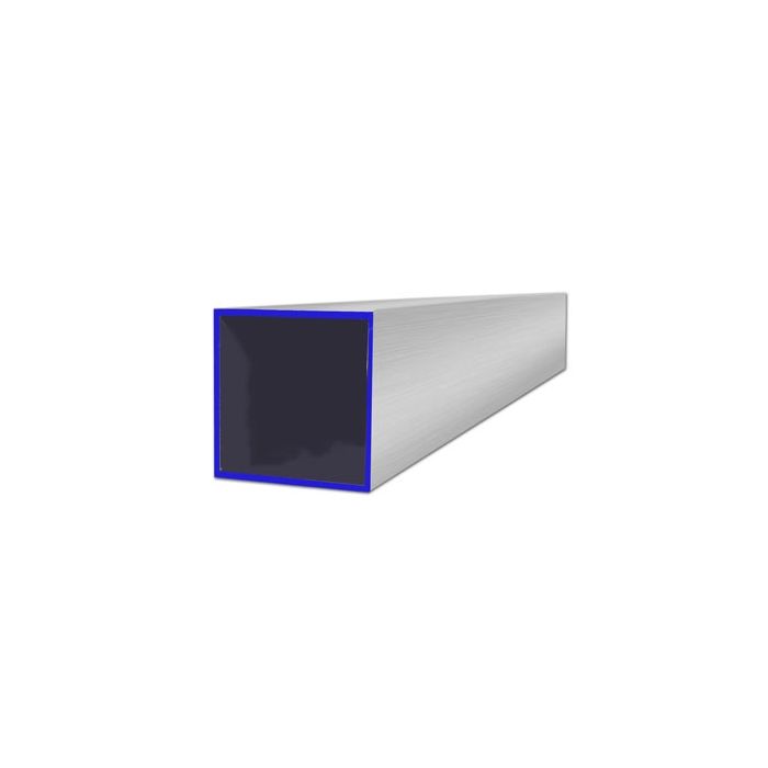 6061 Aluminum Square Tube - 3/4 Inch X 0.125