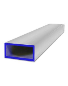 6061 Aluminum Rectangular Tube - 0.12 X 2" X 1"