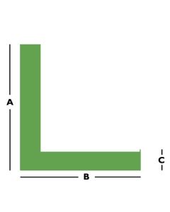 Stainless Steel Angle 304 - 3/4" X 3/4" X 1/8"