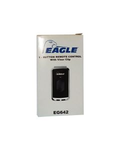 Eagle 1 Button Remote Control - Visor Clip - EG642