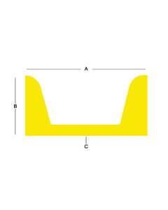 Hot Rolled Channels - Bar Sizes - 1" X 1/2" X 1/8"