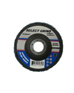 60 GRIT ZIRCONIA FLAP DISC, 4-½” X ⅝” X ⅞”, RPM:13,300