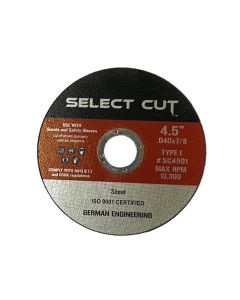 4-½” X .040 X ⅞” CUT-OFF WHEEL, RPM: 13,300