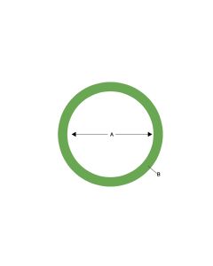 Stainless Steel Round Tube 304Grit 180 - 3/4" X 0.065